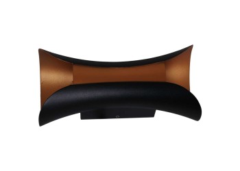 Настенный светильник Reluce 86852-9.2-002KT LED2*5W BK+GD