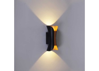 Настенный светильник Reluce 86852-9.2-002KT LED2*5W BK+GD