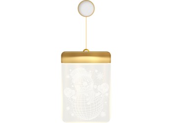 Автономный рождественский светильник Ritter SNOWMAN 3D 3хAA 29204 3