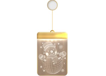 Автономный рождественский светильник Ritter SNOWMAN 3D 3хAA 29204 3