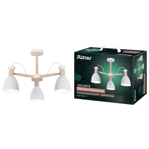 Потолочная люстра Ritter Volante 52594 3, купить в Минске по самой низкой цене