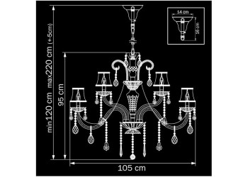 Подвесная люстра Osgona Nativo 715187