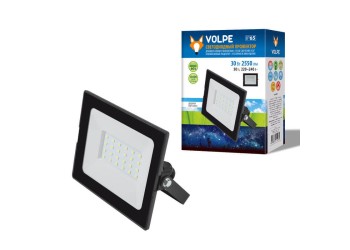 Прожектор светодиодный Volpe ULF-Q513 30W/DW IP65 220-240В Black UL-00003984