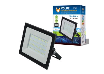 Прожектор светодиодный Volpe ULF-Q513 70W/6500K IP65 220-240В Black UL-00004343