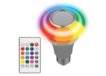 Светодиодный светильник-проектор Volpe Disko ULI-Q340 5W/RGB/E27 Silver UL-00003997