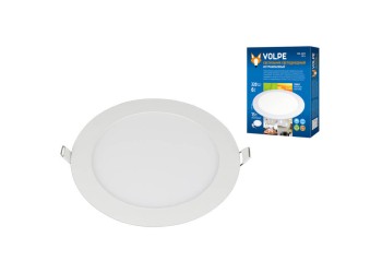 Встраиваемый светодиодный светильник Volpe ULP-Q203 R120-6W/WW White UL-00003376