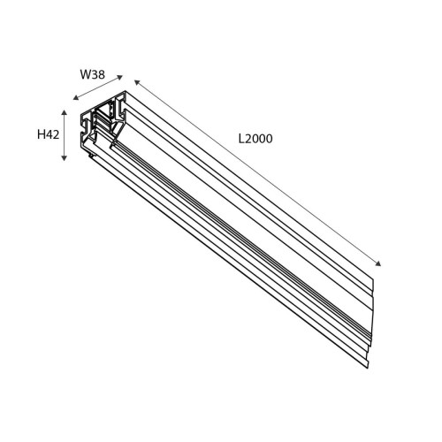 Шинопровод Favourite 2М Logica 1014-TB-200, купить в Минске по самой низкой цене