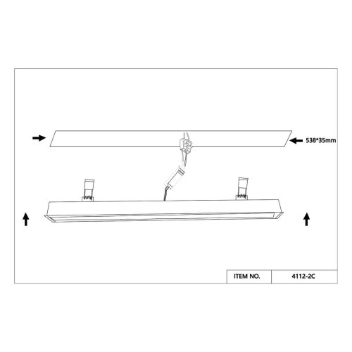 Встраиваемый светодиодный светильник Favourite Aplot 4112-2C, купить в Минске по самой низкой цене