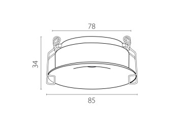 Рамка вогнутая д/светильников 0742х6 Spira Lightstar 074206-11