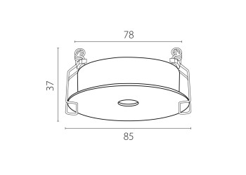 Рамка встраиваемая плоская д/светильников 0742х6 Spira Lightstar 074206-12