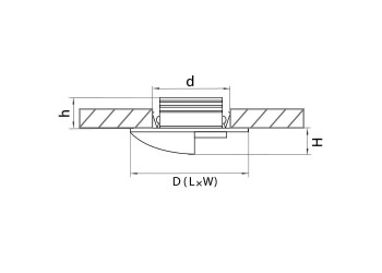 Встраиваемый светодиодный светильник Lightstar Lumina 212166