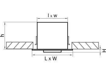 Встраиваемый светильник Lightstar Cardano 111 214118