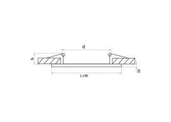 Рамка Lightstar Domino Round 214657