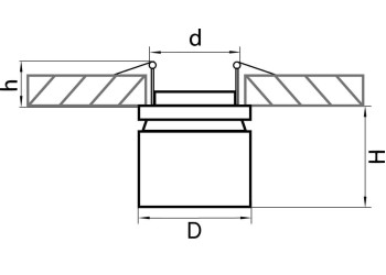 Встраиваемый спот Lightstar Forte Inca 214847