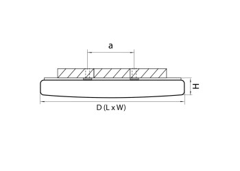 Накладной светодиодный светильник Lightstar Arco 226202