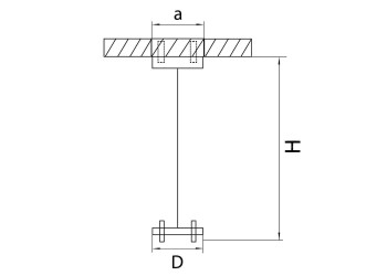 Основание для светильника Lightstar Rullo 590056