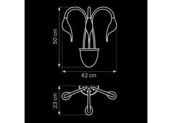 Бра Lightstar Cigno Collo Bk 751637