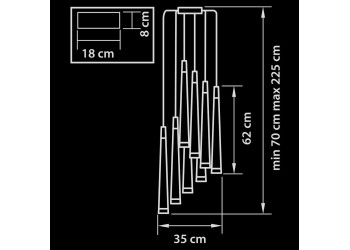 Каскадная люстра Lightstar Punto 807084