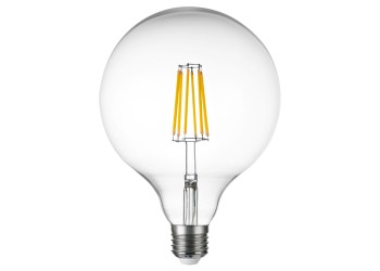 Лампа светодиодная филаментная Lightstar LED Filament E27 10W 3000K груша прозрачная 933202