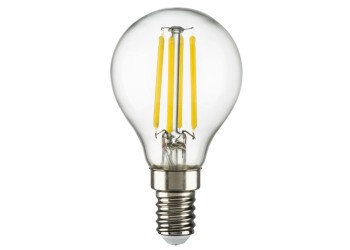 Лампа светодиодная филаментная Lightstar LED Filament E14 6W 4000K груша прозрачная 933804