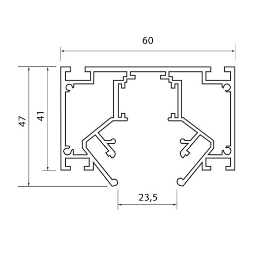 Шинопровод под натяжной потолок ST Luce Skyline 48 ST047.539.02, купить в Минске по самой низкой цене