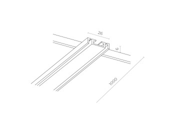 Шинопровод магнитный ST Luce Skyflat ST067.419.00