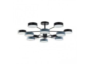 Потолочная светодиодная люстра Arte Milano Ferrara 250906/12B Bk/Gr
