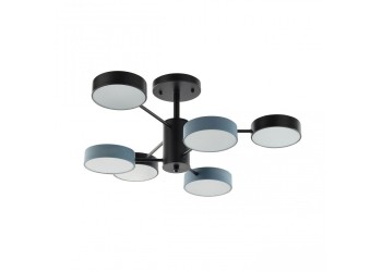 Потолочная светодиодная люстра Arte Milano Ferrara 250906/6B Bk/Gr