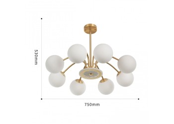 Подвесная люстра Arte Neapol71069 271069/8 GD