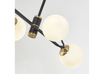 Подвесная люстра Arte Milano Neapolis72708 272708/4 BK/GD