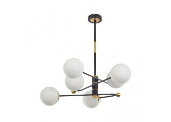 Подвесная люстра Arte Milano Neapolis72708 272708/6 BK/GD