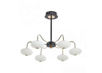 Потолочная светодиодная люстра Arte Milano Neapol73908 273908/6 BK/GD