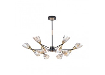 Подвесная люстра Arte Milano Neapolis76708 276708/12 BK/GD