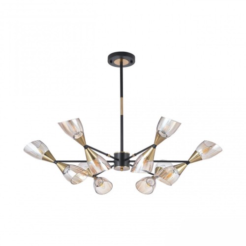 Подвесная люстра Arte Milano Neapolis76708 276708/12 BK/GD, купить в Минске по самой низкой цене