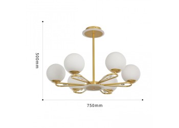 Подвесная люстра Arte Neapolis77138 277138/6 GD