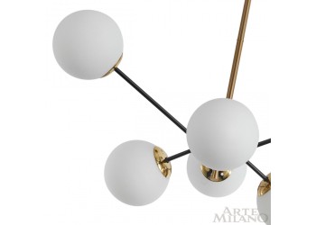 Подвесная люстра Arte Neapolis79808 279808/6 BK/GD