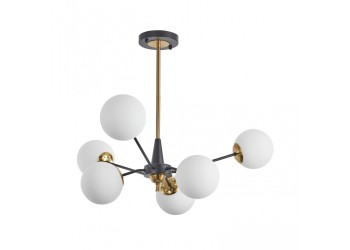 Подвесная люстра Arte Neapolis79808 279808/6 BK/GD