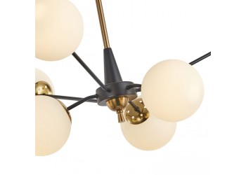 Подвесная люстра Arte Neapolis79808 279808/6 BK/GD