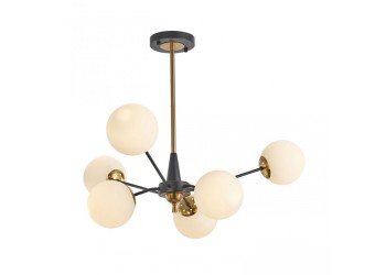 Подвесная люстра Arte Neapolis79808 279808/6 BK/GD