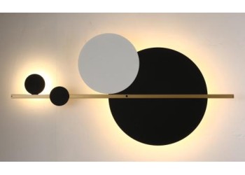 Бра Alfa Light F4324-22 L290*H600 black+white