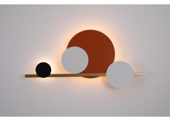 Бра Alfa Light F4324-23 L300*H600 orange+black+white