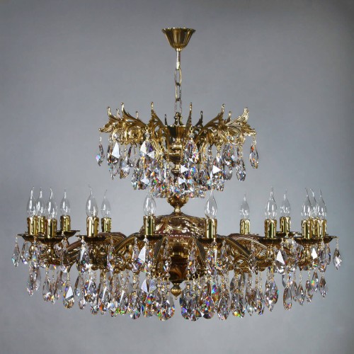 Подвесная люстра Ambiente Leon 2128/16 PB Tear Drop, купить в Минске по самой низкой цене