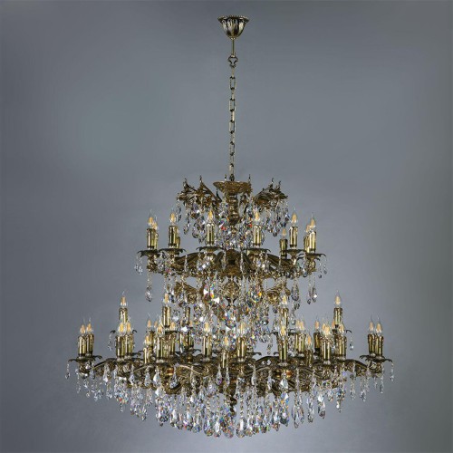 Подвесная люстра Ambiente Leon 2128/60 PB Tear Drop, купить в Минске по самой низкой цене