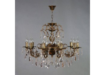 Подвесная люстра Ambiente Alicante 8888/10 PB Leaf Crystal