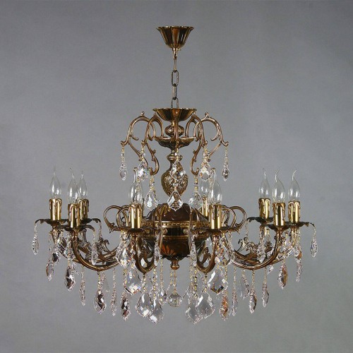 Подвесная люстра Ambiente Alicante 8888/10 PB Leaf Crystal, купить в Минске по самой низкой цене