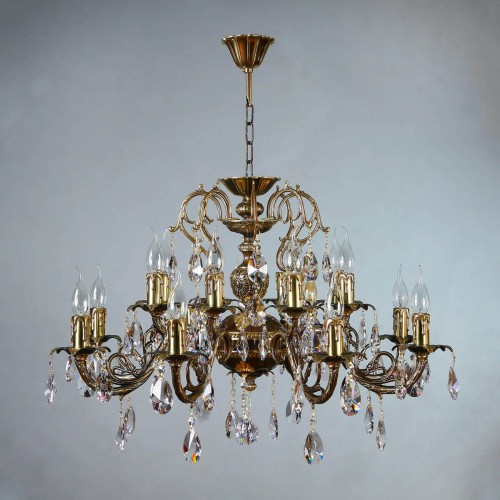 Подвесная люстра Ambiente Alicante 8888/8+8 PB Tear drop, купить в Минске по самой низкой цене