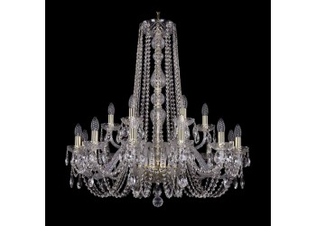 Подвесная люстра Bohemia Ivele 1402/12+6/300/h-90 G