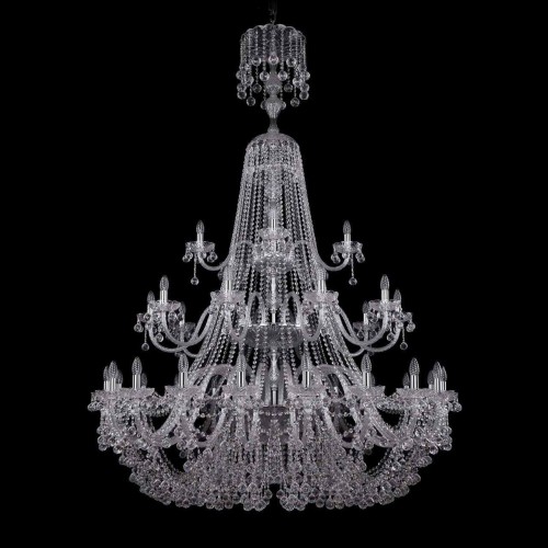 Подвесная люстра Bohemia Ivele 1409/20+10+5/530/XL-203/3d Ni, купить в Минске по самой низкой цене