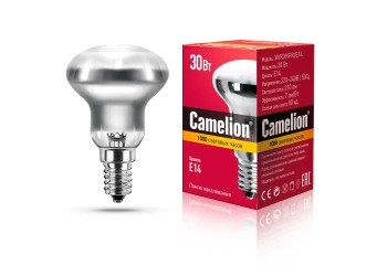 Лампа накаливания Camelion E14 30W 30/R39/FR/E14 12657