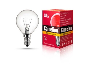 Лампа накаливания Camelion E14 40W 40/D/CL/E14 8969